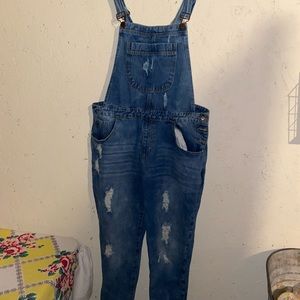 Forever 21 Jean Overalls